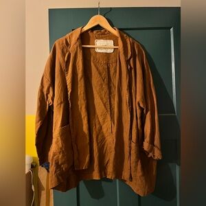 Not perfect linen Victoria jacket size SM